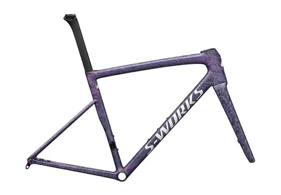 Specialized S-Works Tarmac SL8 Frameset in Carbon/Rebel Pink Lake Blurred Impasto/White