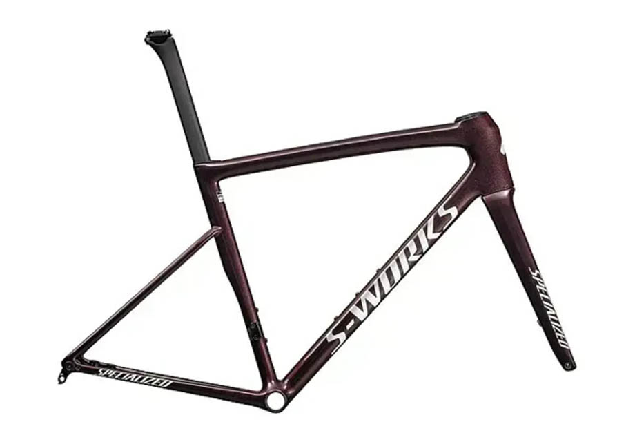 Specialized S-Works Tarmac SL8 Frameset in Solidity/Red to Black/White Silver