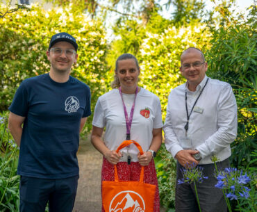 Hospice top fundraiser for Tour de Farms charity cycle event.