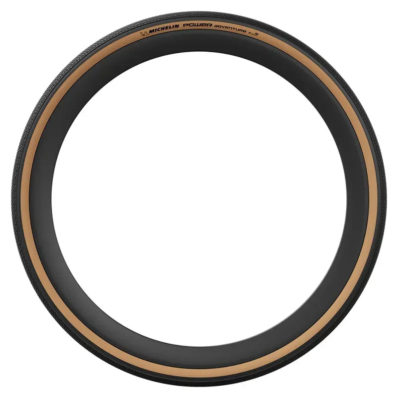 Michelin Power Adventure Classic TS 700x42c TLR Tyre in Tanwall/Black -2