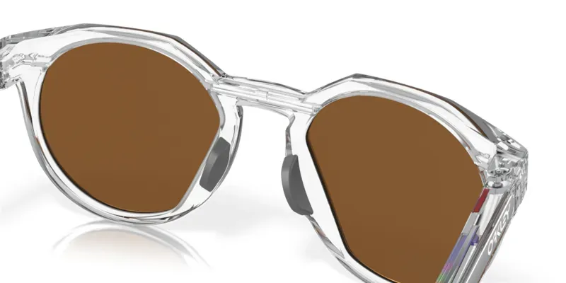 Oakley Hstn Metal OO-9279-02 In Prizm Violet Lenses/Matte Clear Frame-3