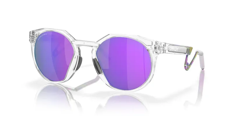 Oakley Hstn Metal OO-9279-02 In Prizm Violet Lenses/Matte Clear Frame