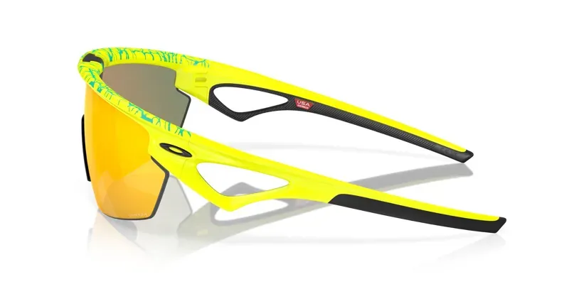 Oakley Sphaera OO4903-14 In Prizm Ruby Lenses/Tennis Ball Yellow Frame-2
