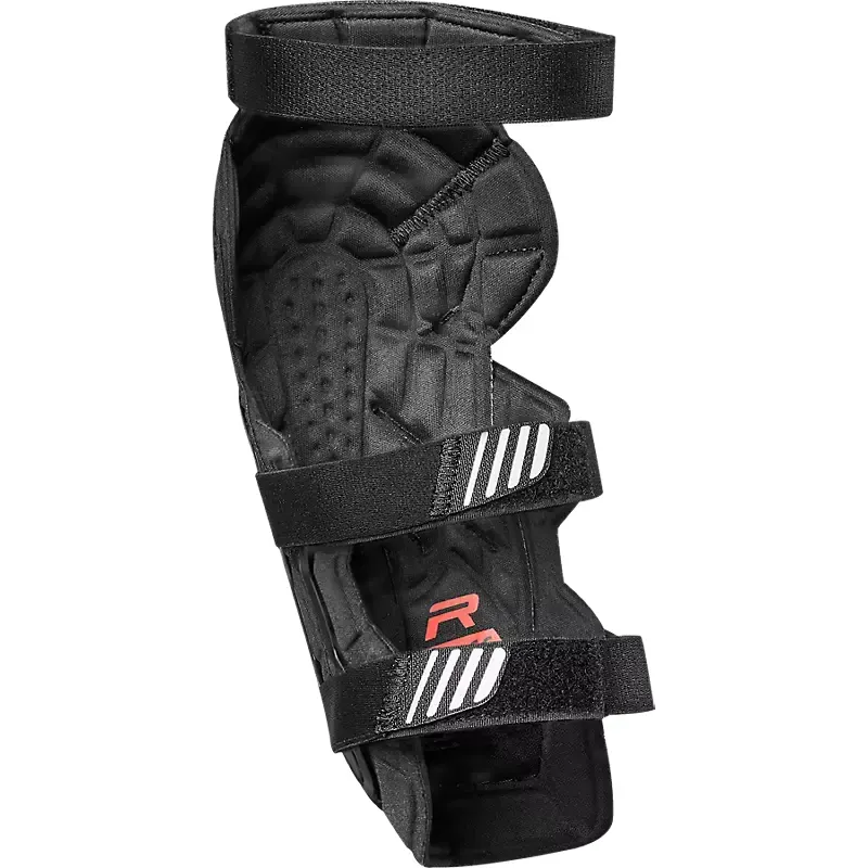 Fox Titan Race Youth Knee Guards in Black-1