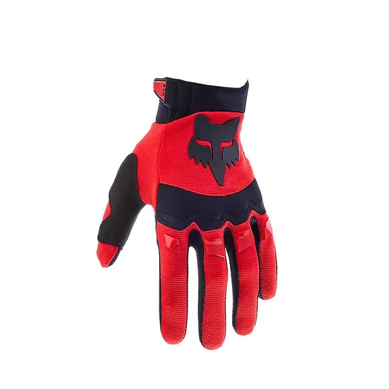 Fox Dirtpaw Gloves in Fluorescent Red