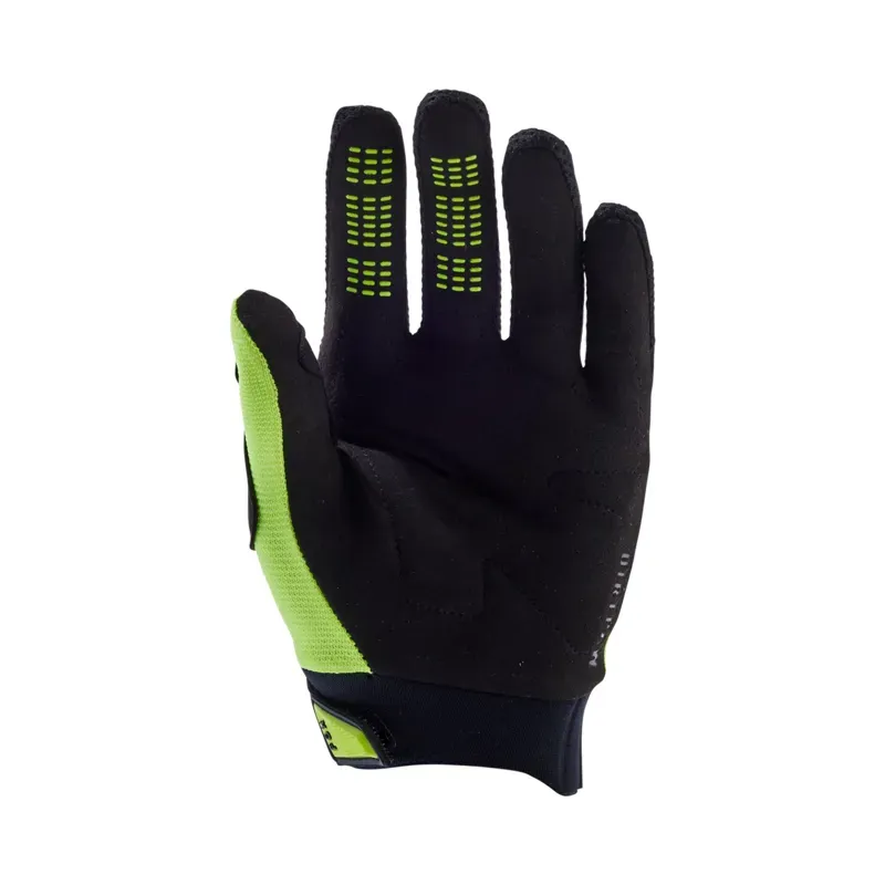 Fox Dirtpaw Youth Gloves in Fluorescent Yellow-1