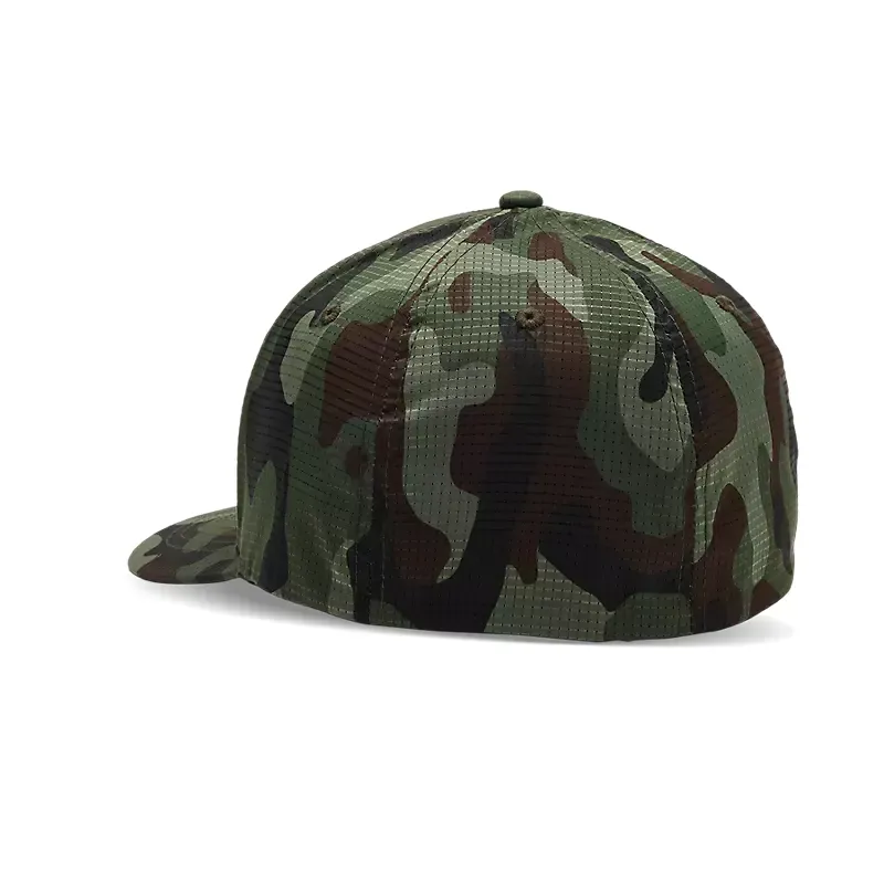 Fox Head Camo Tech Flexfit Hat in Green Camo-1
