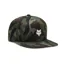 Fox Head Camo Tech Snapback Hat in Green Camo