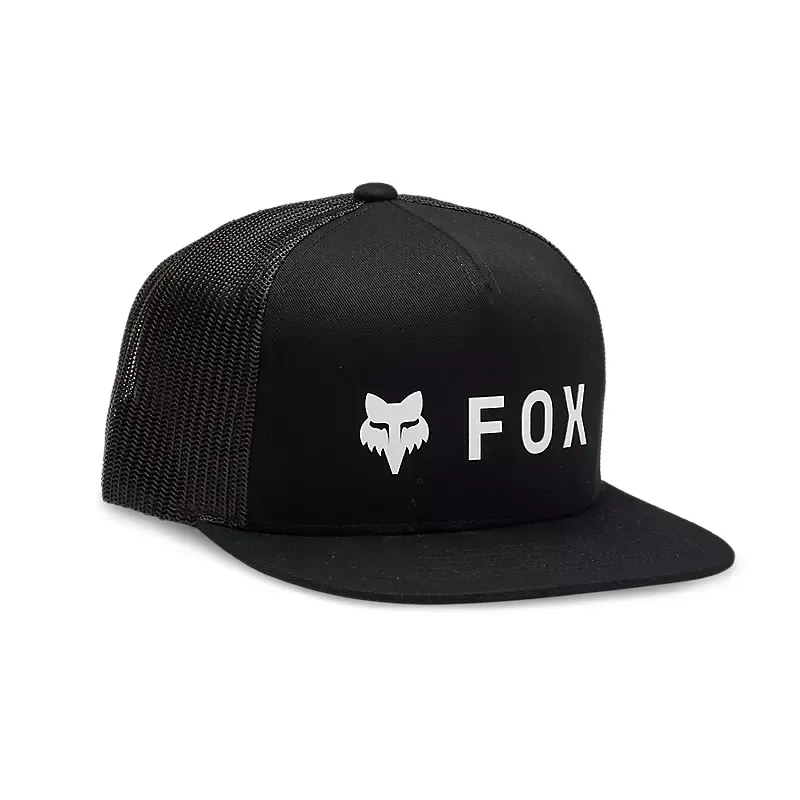 Fox Absolute Mesh Snapback Cap in Black