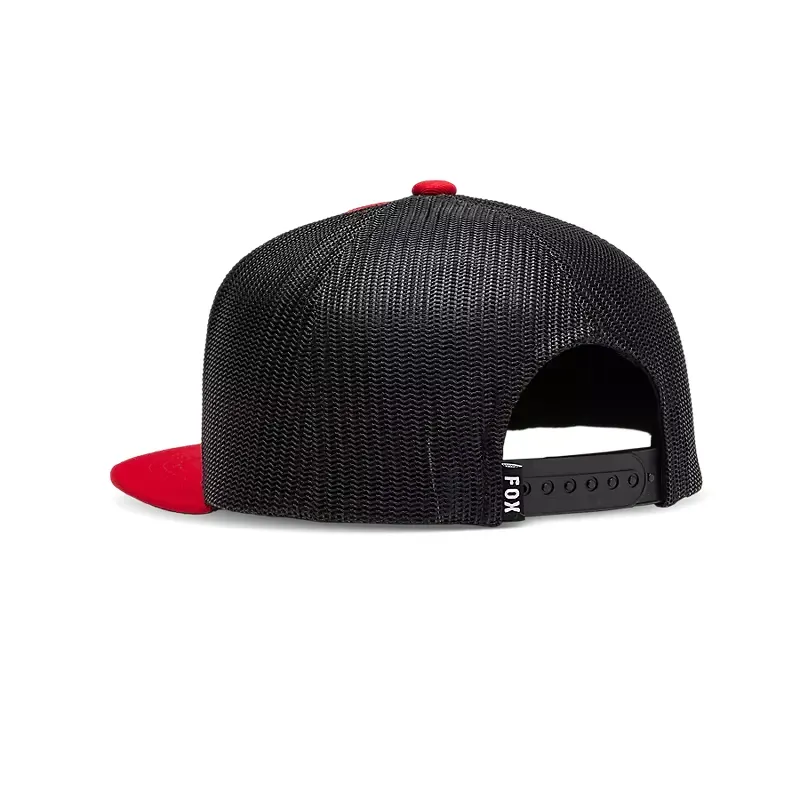 Fox Absolute Youth Snapback Mesh Hat in Flame Red-1