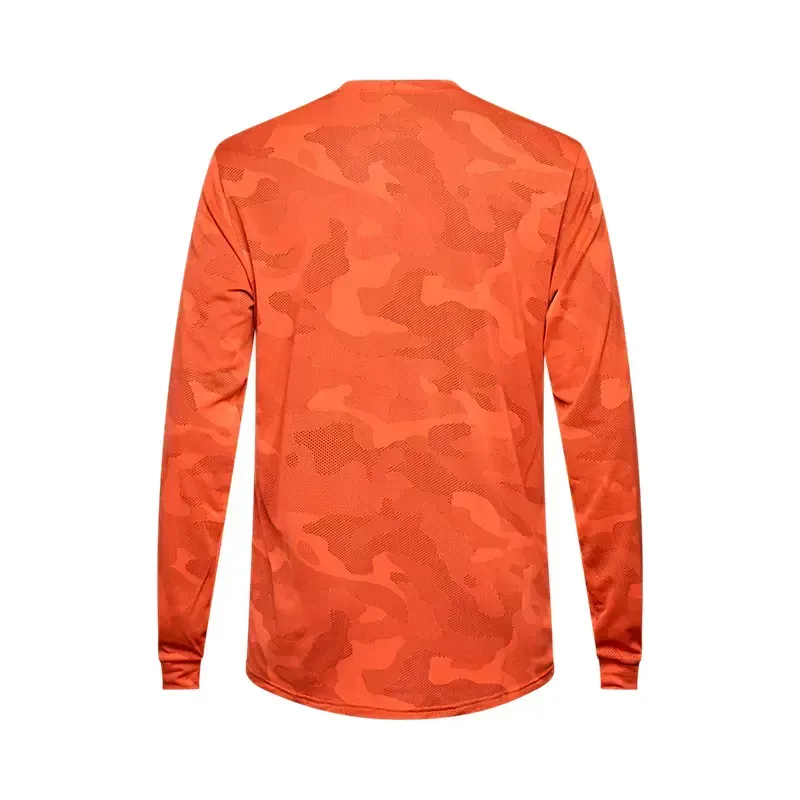 Fox Ranger TruDri Long Sleeve Jersey In Blood Orange-1