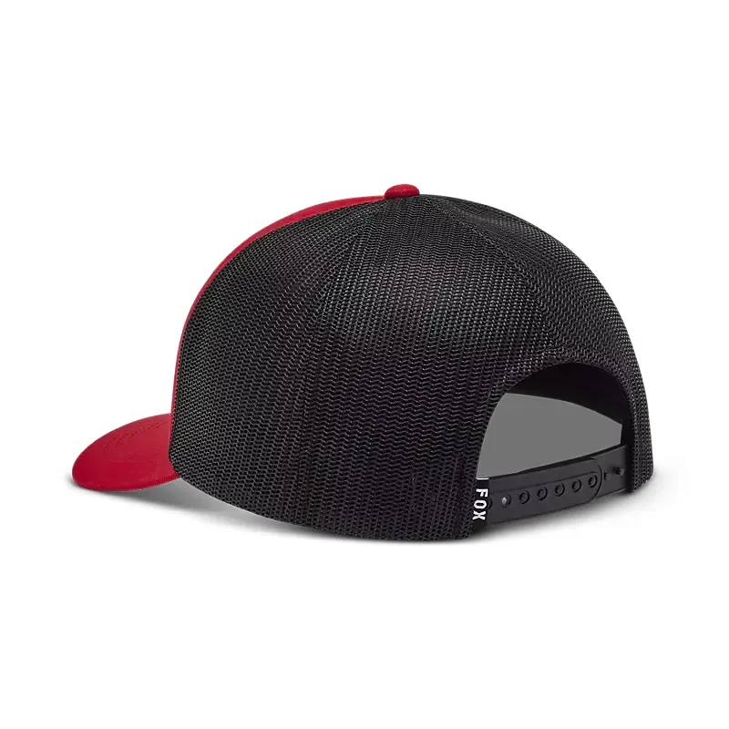 Fox Head Trucker Hat in Red-1