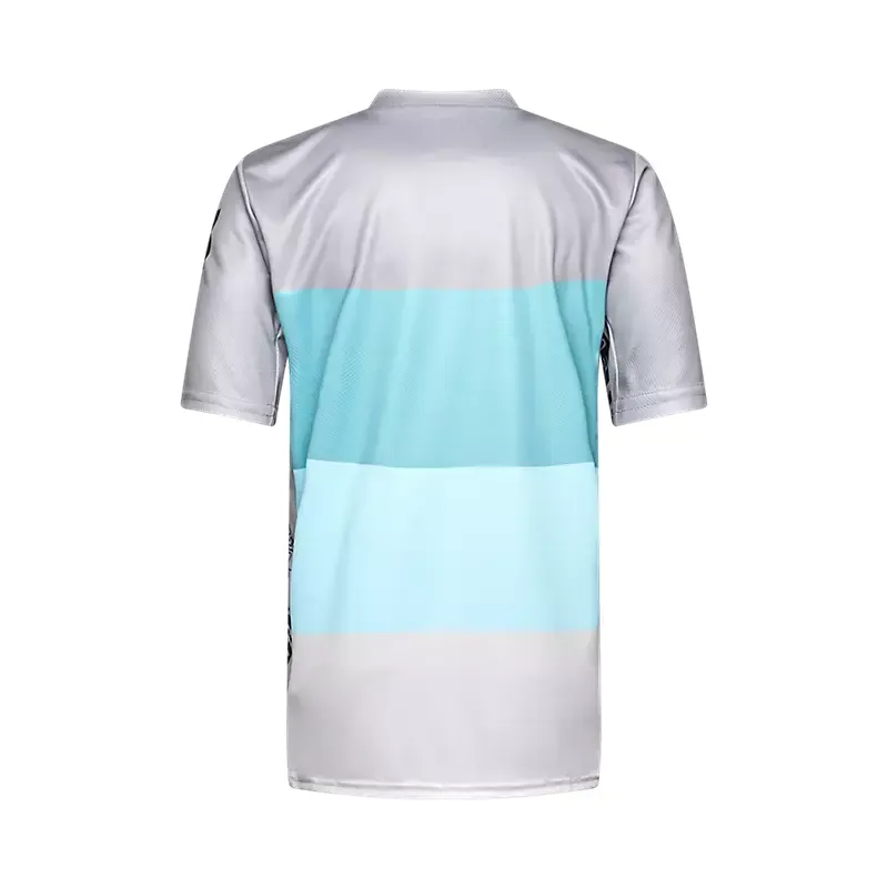 Fox Ranger Grid Short Sleeve Jersey in Steel Grey-1