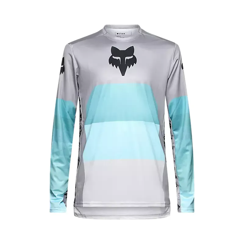Fox Ranger LS Jersey Grid in Steel Grey
