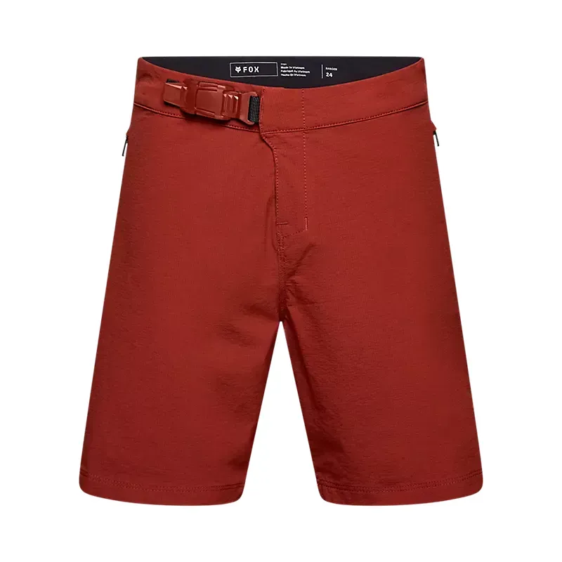 Fox Racing Youth Ranger Lined Shorts in Rust Brown