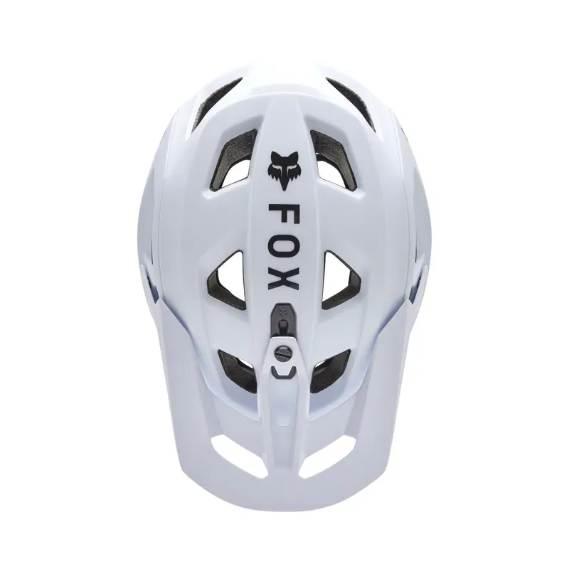 Fox Speedframe Solid Helmet in White-2