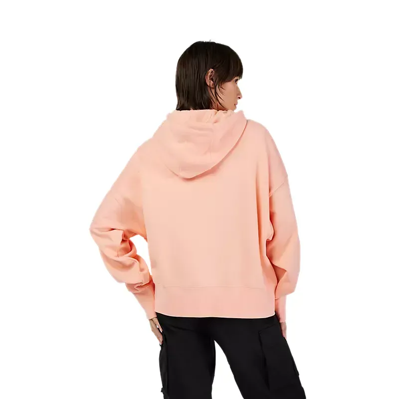 Fox Womens Fox x Honda Oversized Pullover Hoodie in Pale Pink-3
