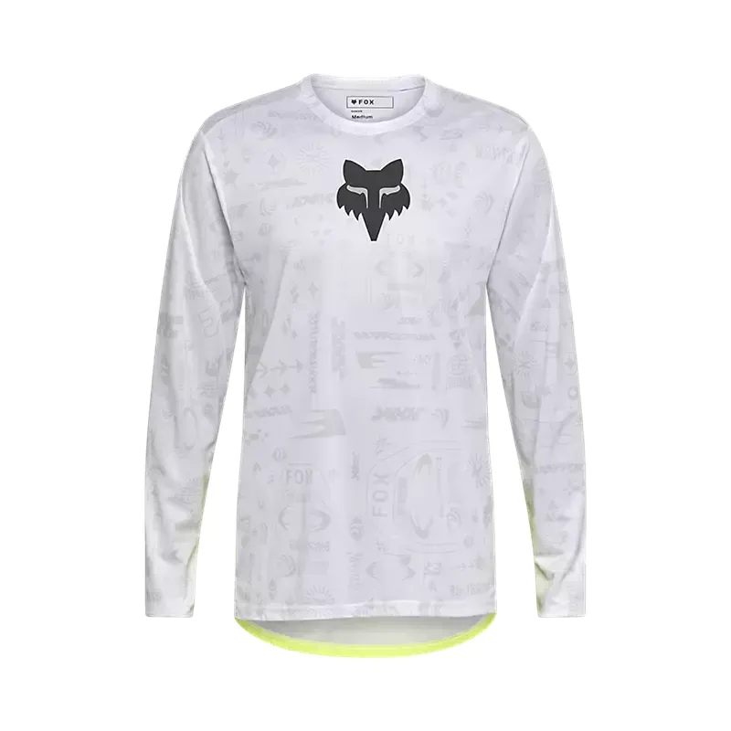 Fox Ranger LS Jersey Lunar in White