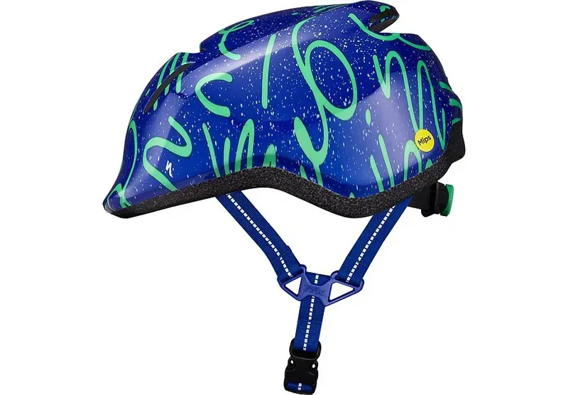 Specialized Mio 2 Toddler Helmet in Sapphire/Electric Green-2