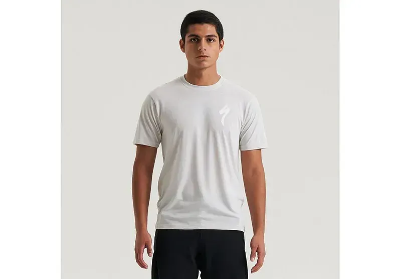 Specialized Men's S-Logo Short Sleeve T-Shirt in Dove Grey