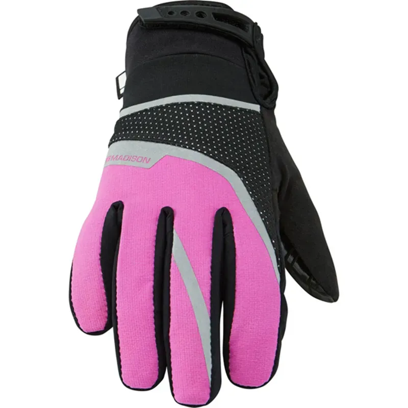 Madison Protec Youth Waterproof Gloves Pink Medium