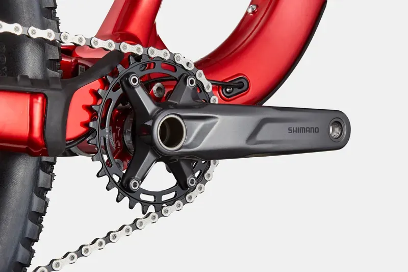 Cannondale Habit 4 Trail Bike in Candy Red-2