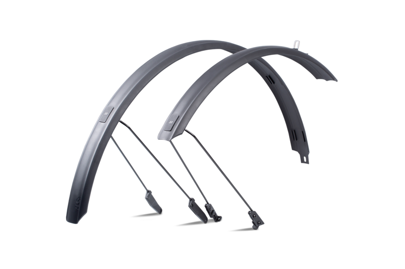 Acid Trekking 53 Mudguard Set w/Stays in Black