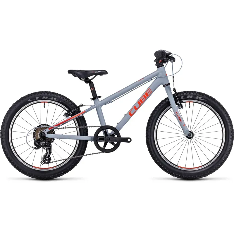 Cube Acid 200 Kids Bike in Grey/Red