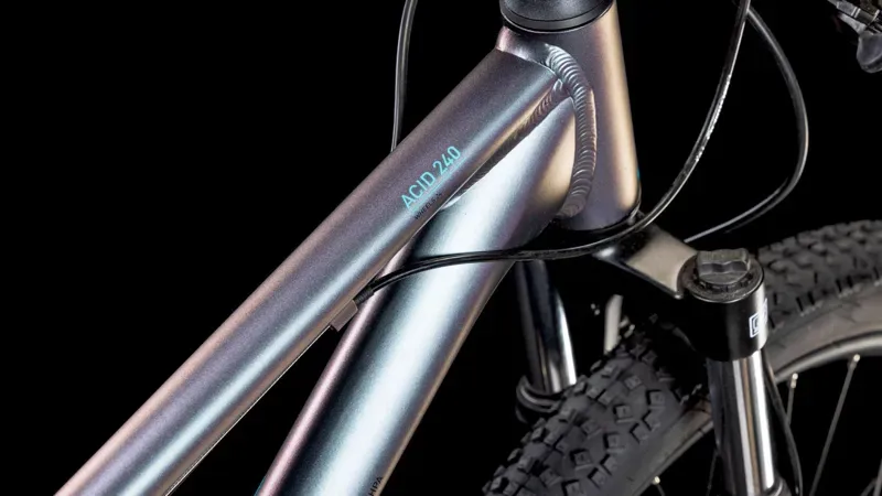 Cube Acid 240 Disc Kids Bike in Galactic and Cyan-2