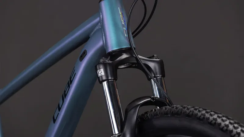 Cube Aim Pro Mountain Bike in Smaragd Grey/Prism-5