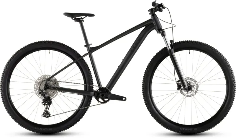 Cube Aim SLX Mountain Bike in Slate Black/Black