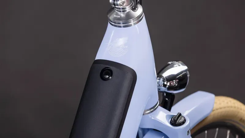 Cube Aruba Hybrid 600 eMountain Bike in Blue Blossom/Creme-2