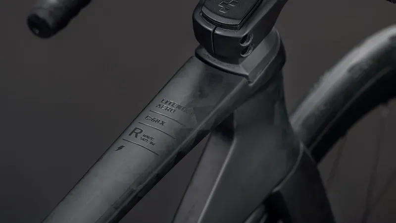 Cube Litening Aero C:68X Race Road Bike In Blackline-2