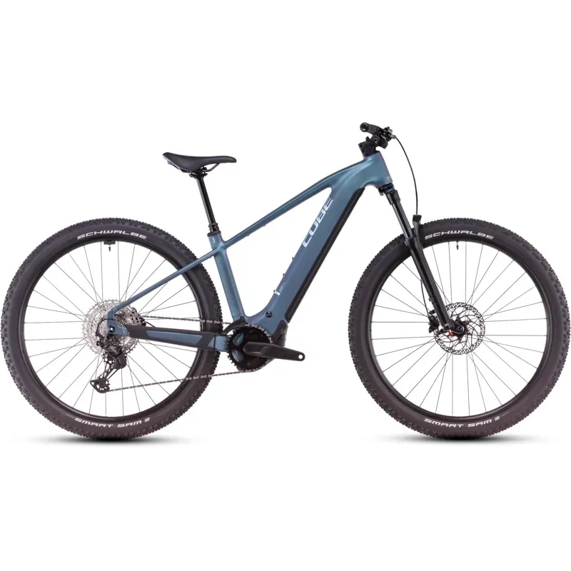 Cube Reaction Hybrid Pro 600 eMountain Bike in Smaragd Grey/Prism