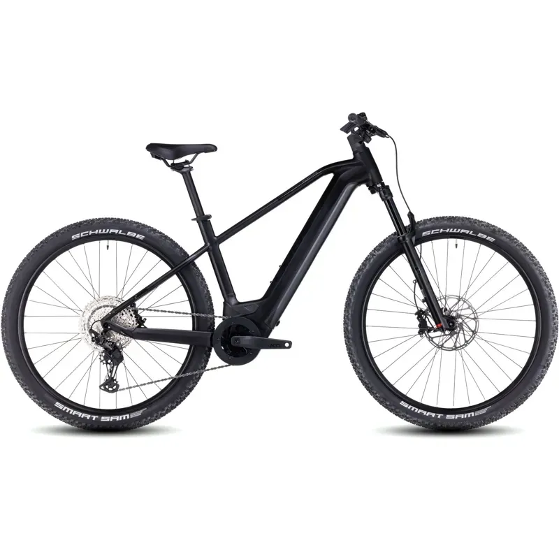 Cube Reaction Hybrid SLX 750 eMountain Bike in Black/Reflex
