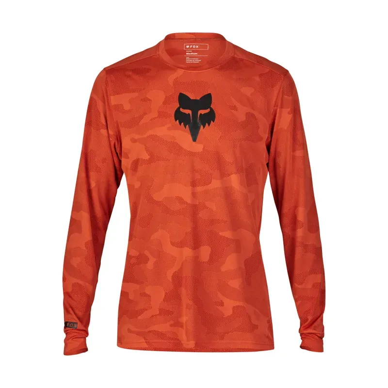 Fox Ranger TruDri Long Sleeve Jersey in Atomic Orange