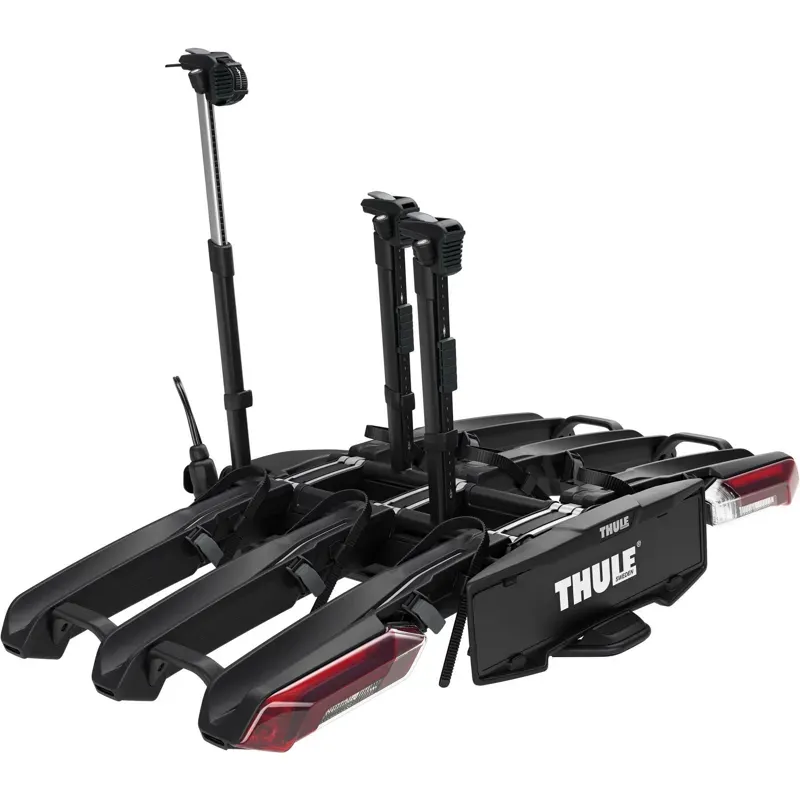 Thule Epos 3-Bike 13-pin Foldable Towbar Bike Rack in Black/Silver