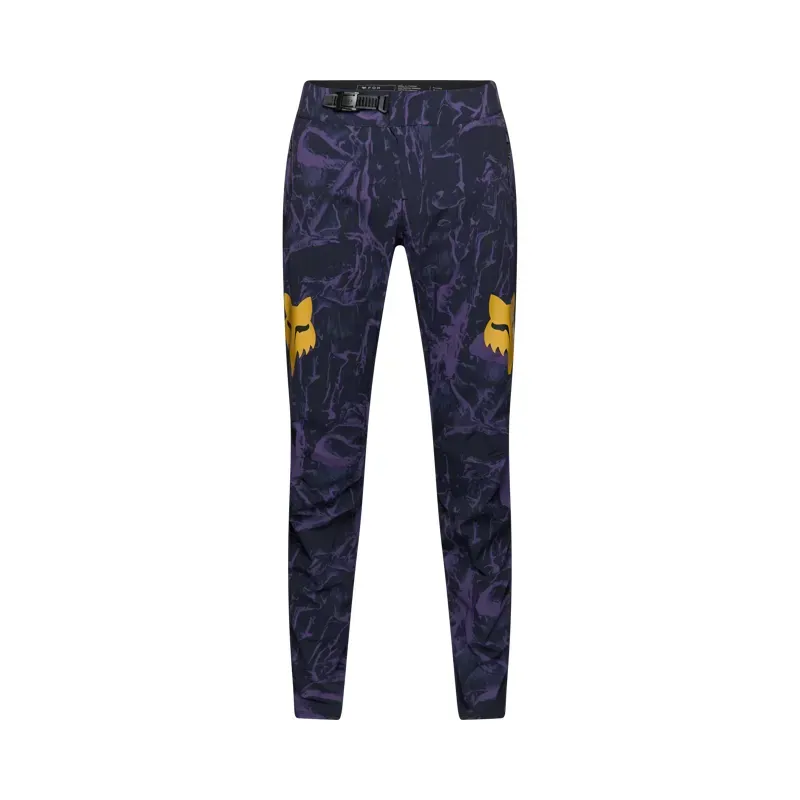 Fox Ranger Image Print Pants in Plum Purple