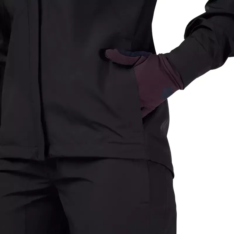 Fox Women's 2.5-Layer Ranger Water Jacket in Black-5