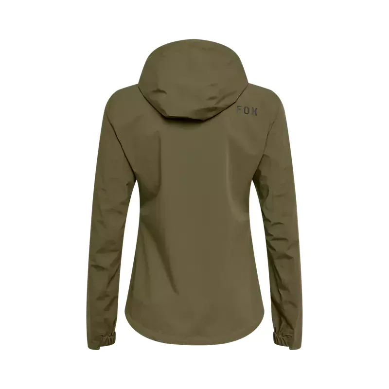 Fox Women's 2.5-Layer Ranger Water Jacket in Olive Green-1