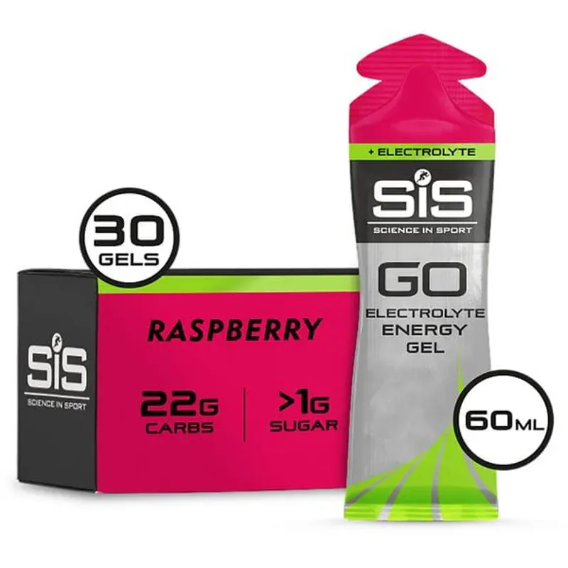 Science in Sport GO Isotonic 30 Pack Electrolyte Gel in Raspberry