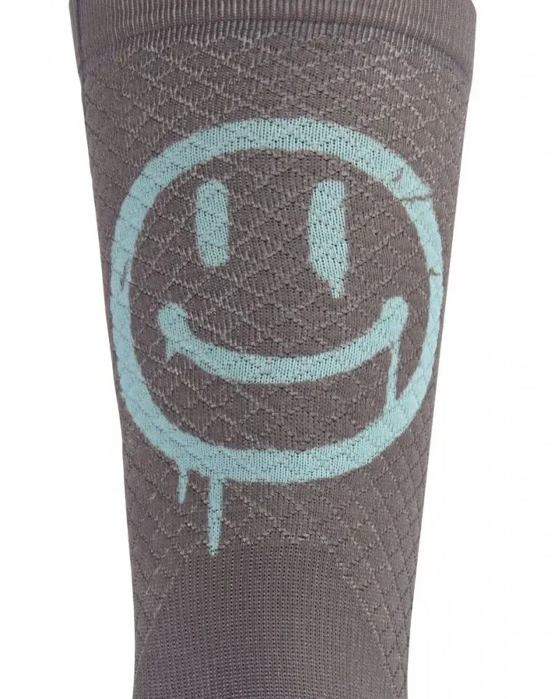 MB Wear Smile Emotions Socks in Grey-G-2