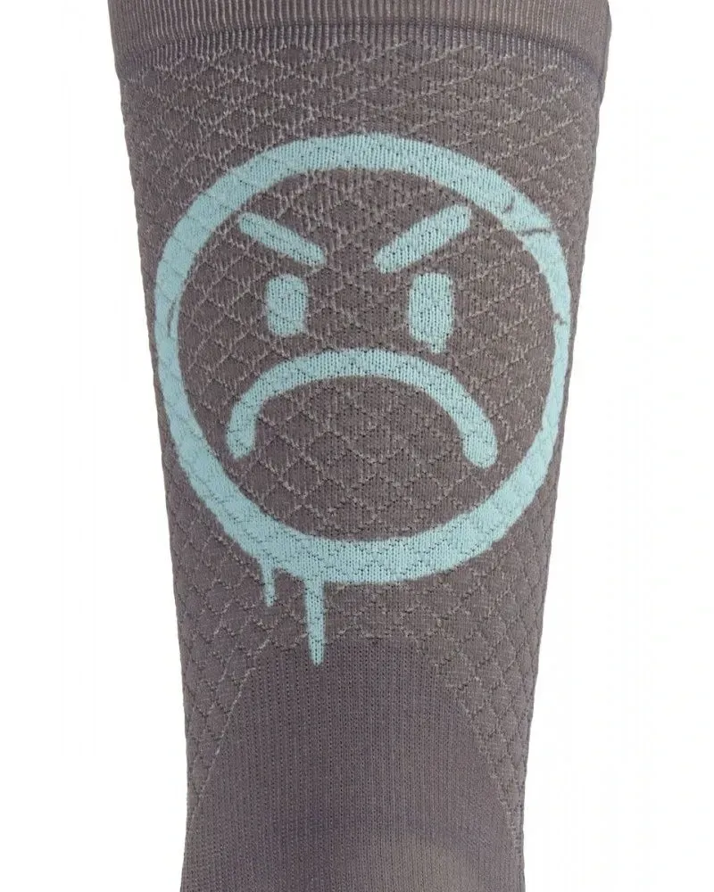 MB Wear Smile Emotions Socks in Grey-G-3
