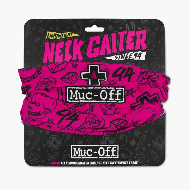 Muc-Off Lightweight Neck Gaiter in Pink Punk