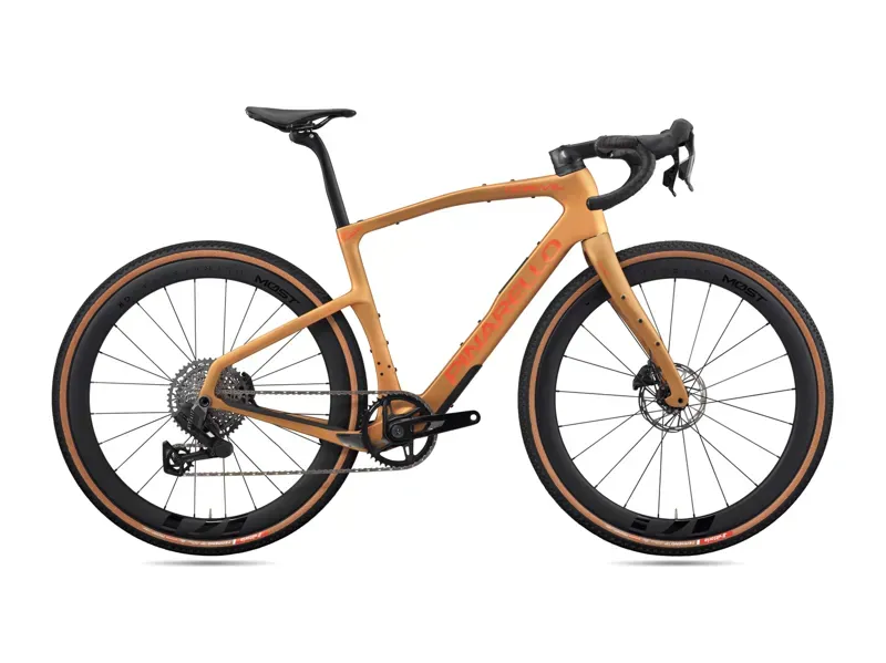 Pinarello Grevil F5 SRAM Rival AXS Gravel Bike in Namib Brown