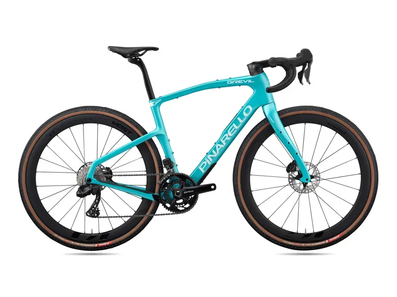 Pinarello Grevil F7 SRAM Force AXS Gravel Bike in Stone Turquoise