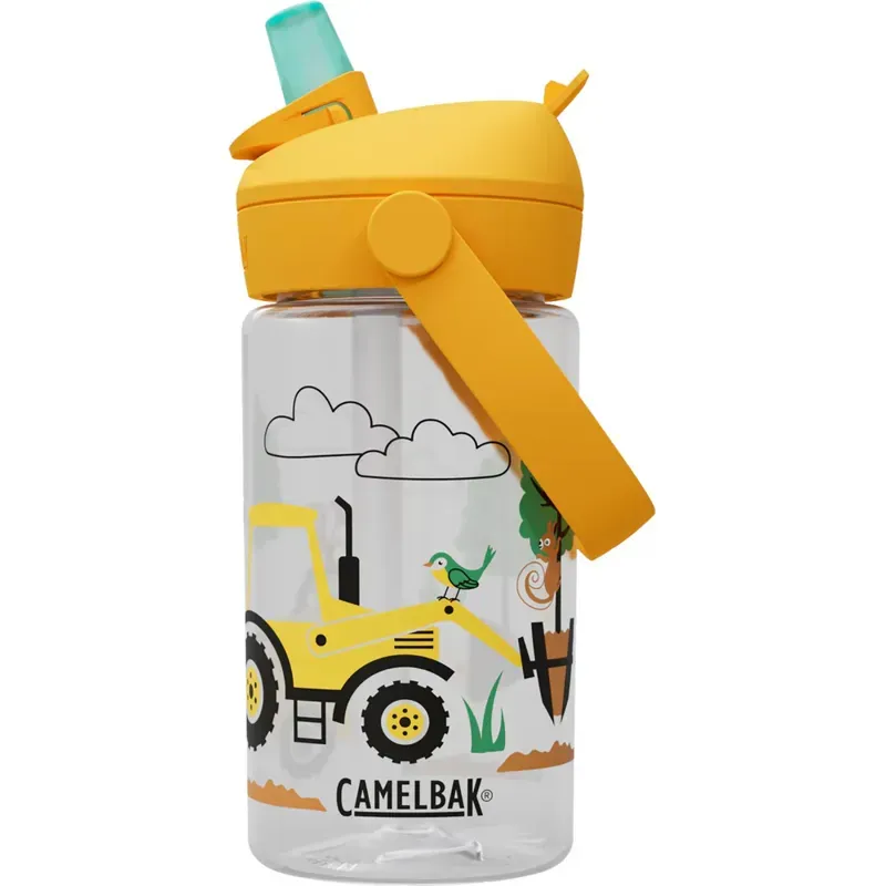 CamelBak Thrive Flip Straw Kids Bottle 400ml In Tractor And Trees