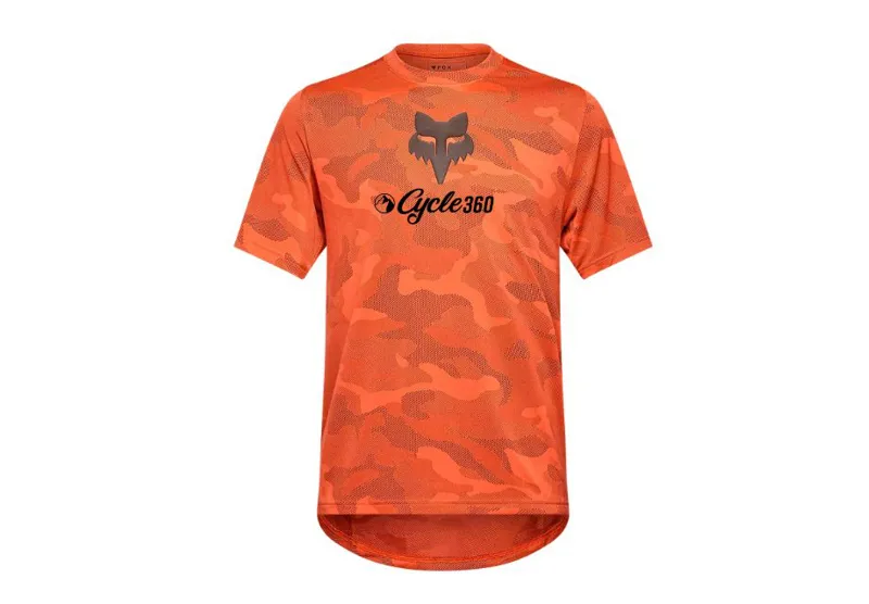 Fox Ranger TruDri Short Sleeve Jersey in Blood Orange - Limited Edition - Cycle 360 Isle of Man