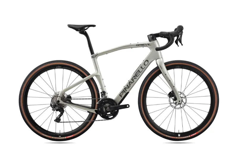 Pinarello Grevil F1 Shimano GRX 610 in Comet Silver