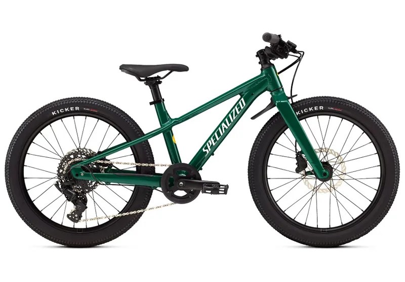 2026 Specialized Riprock 20 in Gloss Pine Green / Dune White and California Sunshine